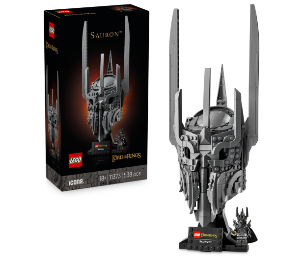 LEGO ICONS 11373 Władca pierścieni: Hełm Saurona - 1489542 - zdjęcie 3